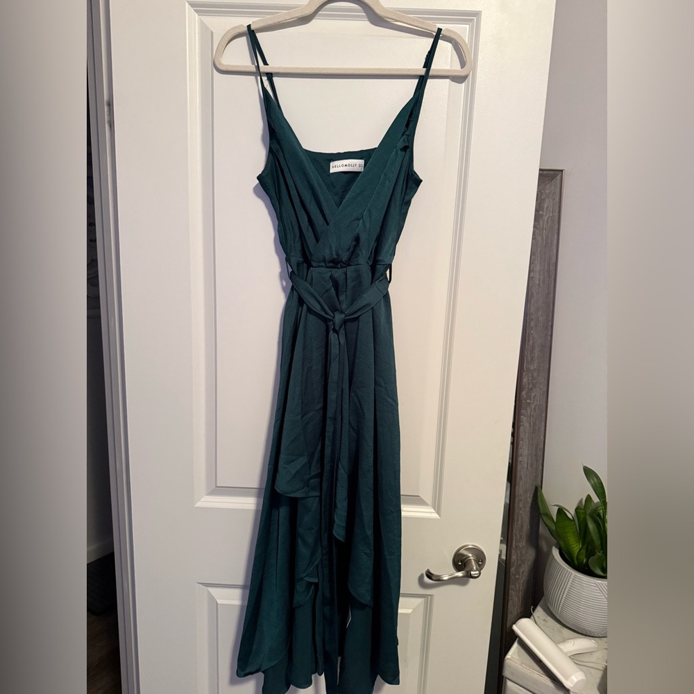 Hello Molly Teal High Low Dress